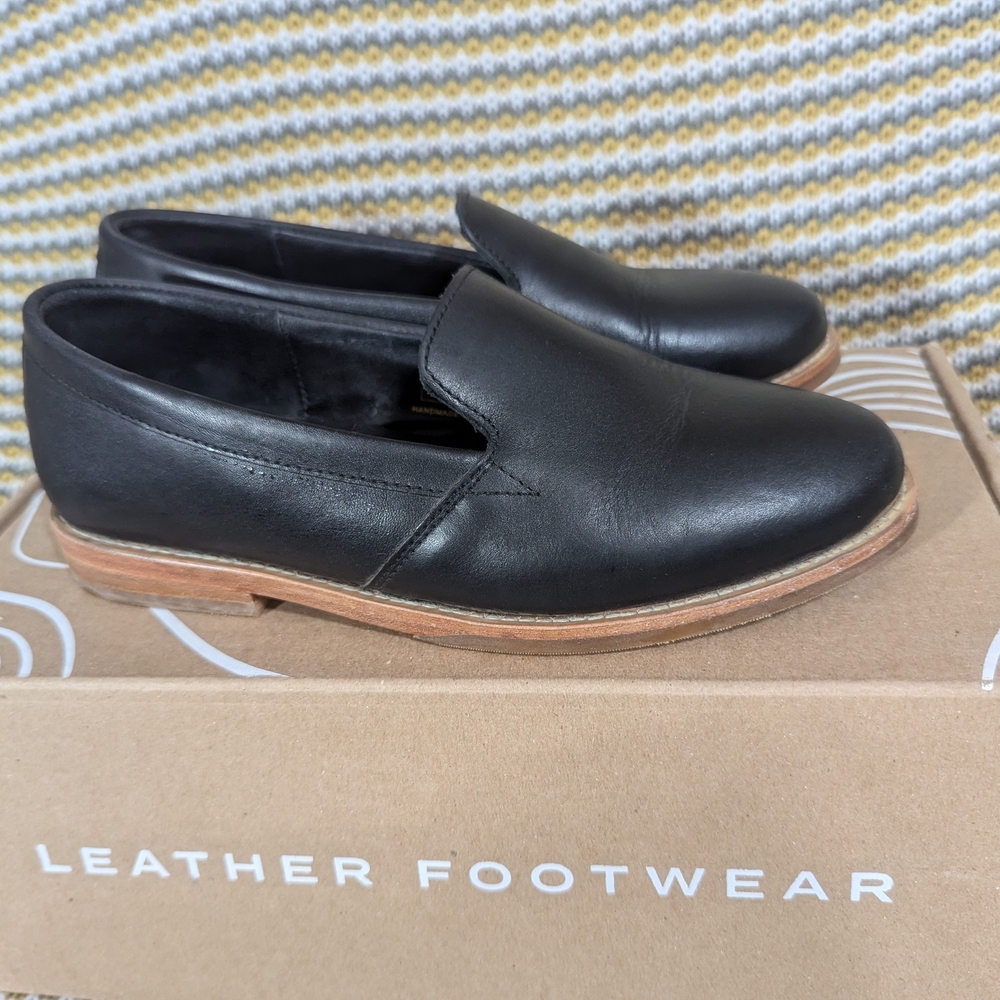 Patina By Portland Oregon Black Loafers Size 7